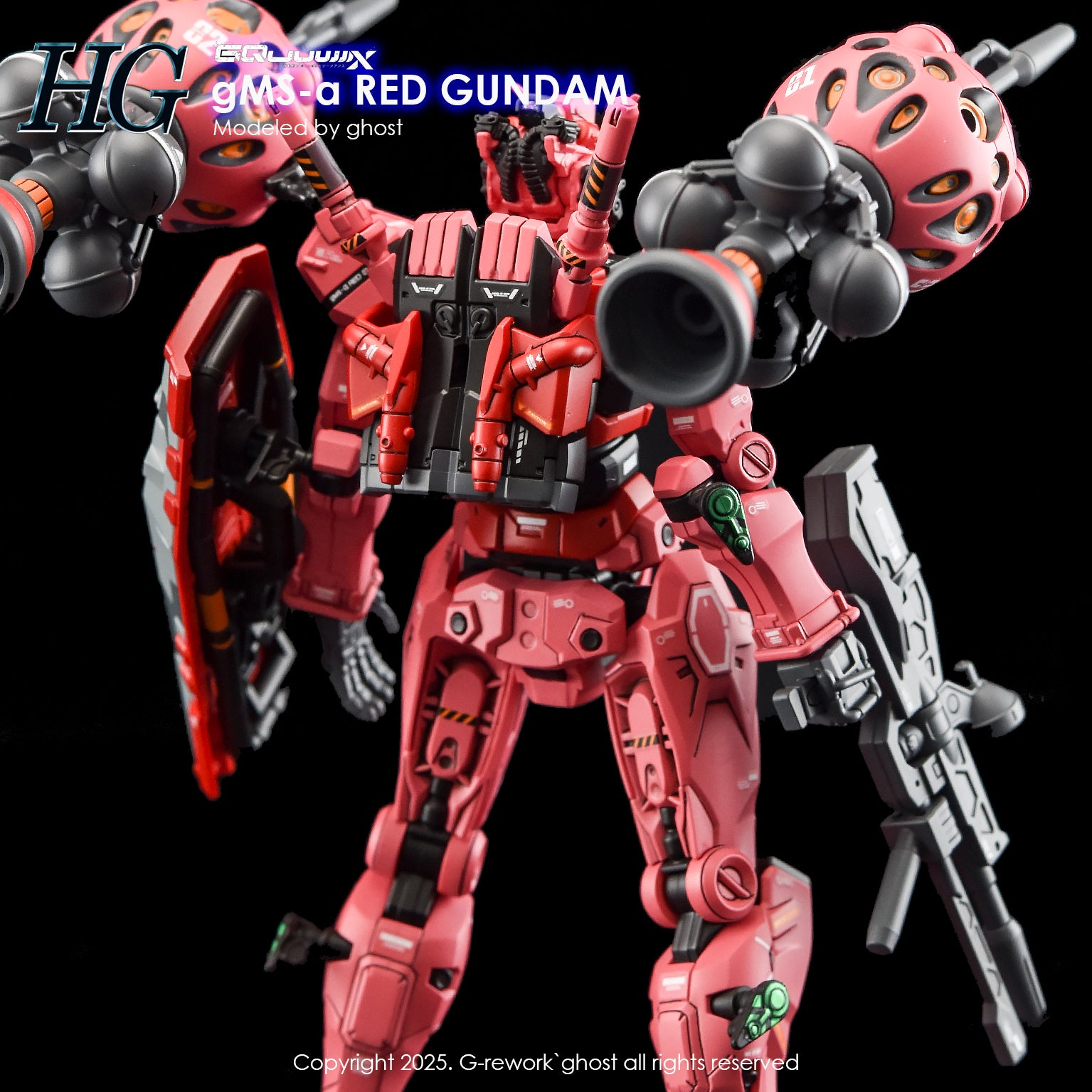 G-Rework Decals - HG Red Gundam GQ [CD-GQ04]