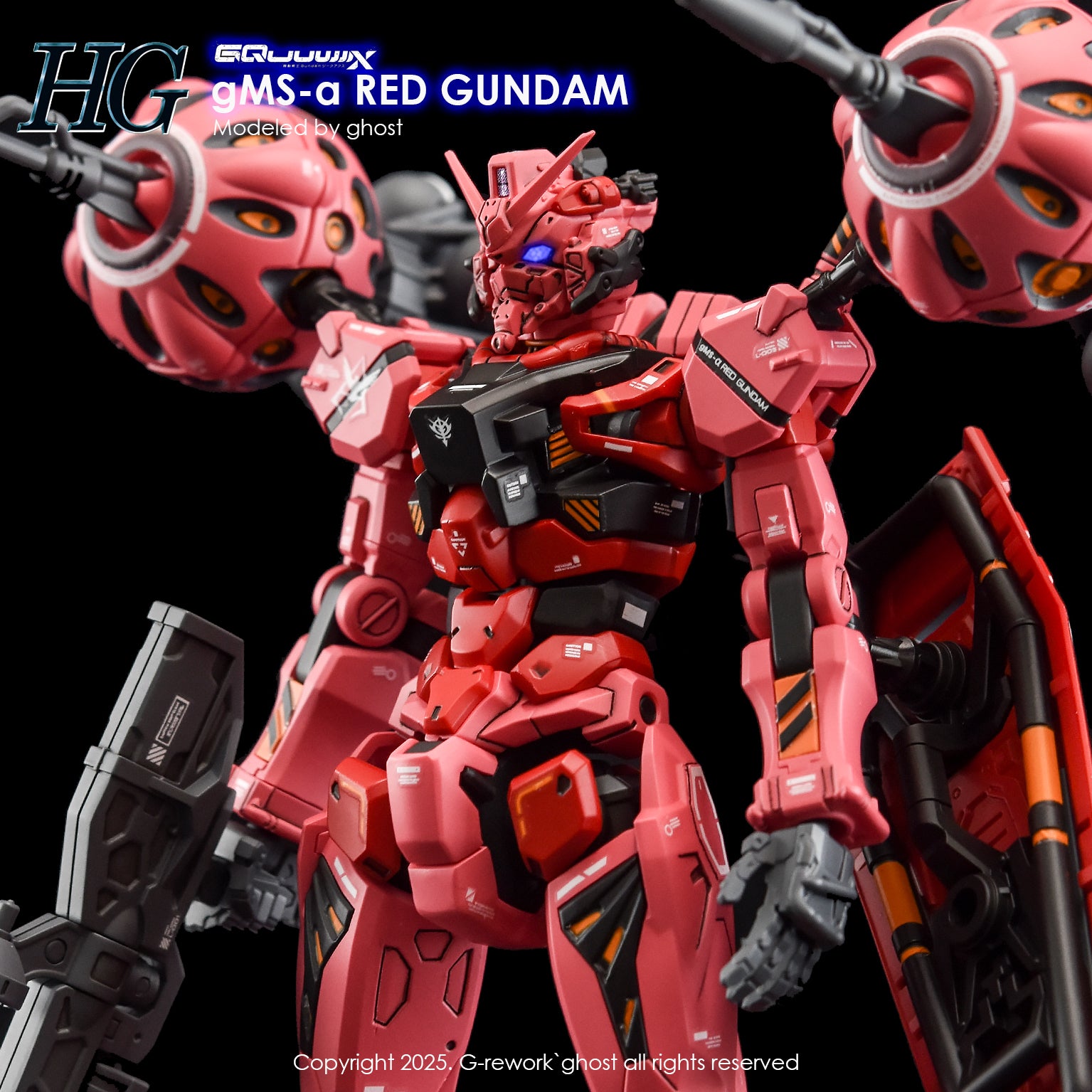 G-Rework Decals - HG Red Gundam GQ [CD-GQ04]