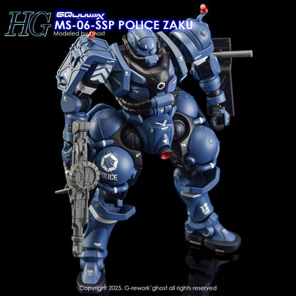 G-Rework Decals - HG Police Zaku GQ [CD-GQ02]