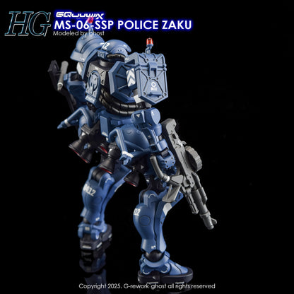 G-Rework Decals - HG Police Zaku GQ [CD-GQ02]