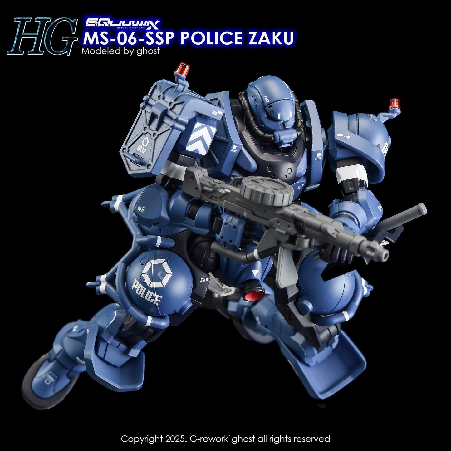 G-Rework Decals - HG Police Zaku GQ [CD-GQ02]