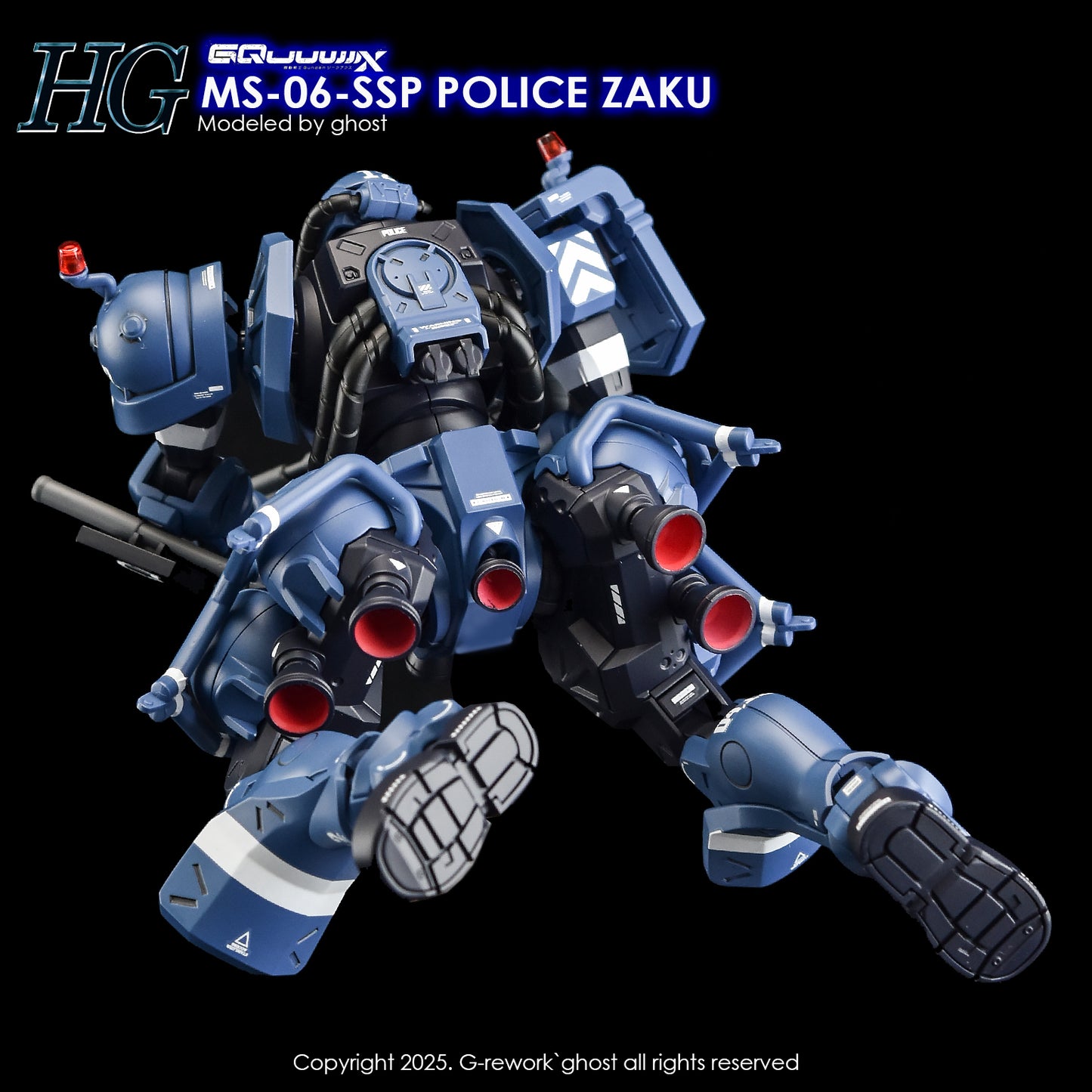 G-Rework Decals - HG Police Zaku GQ [CD-GQ02]