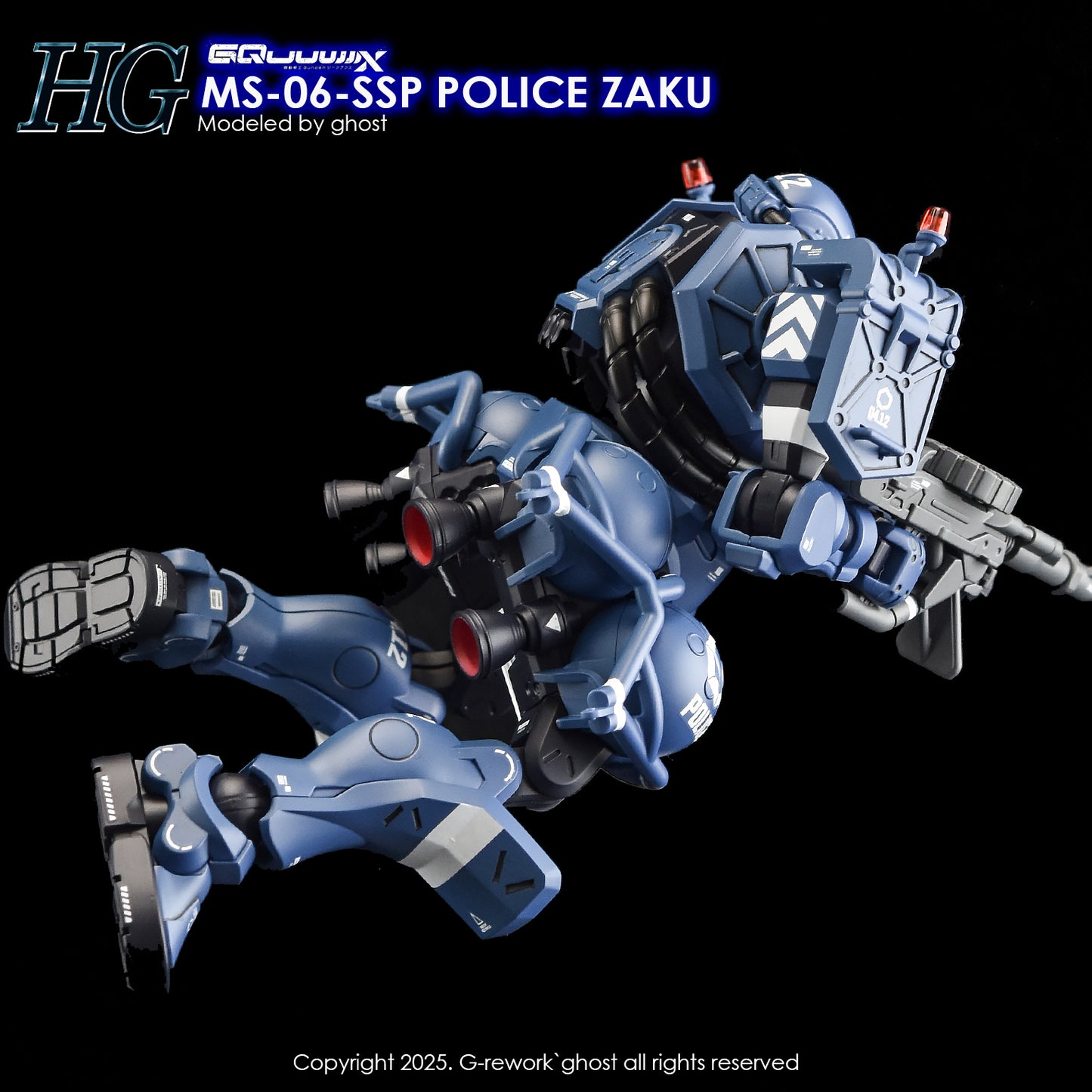 G-Rework Decals - HG Police Zaku GQ [CD-GQ02]