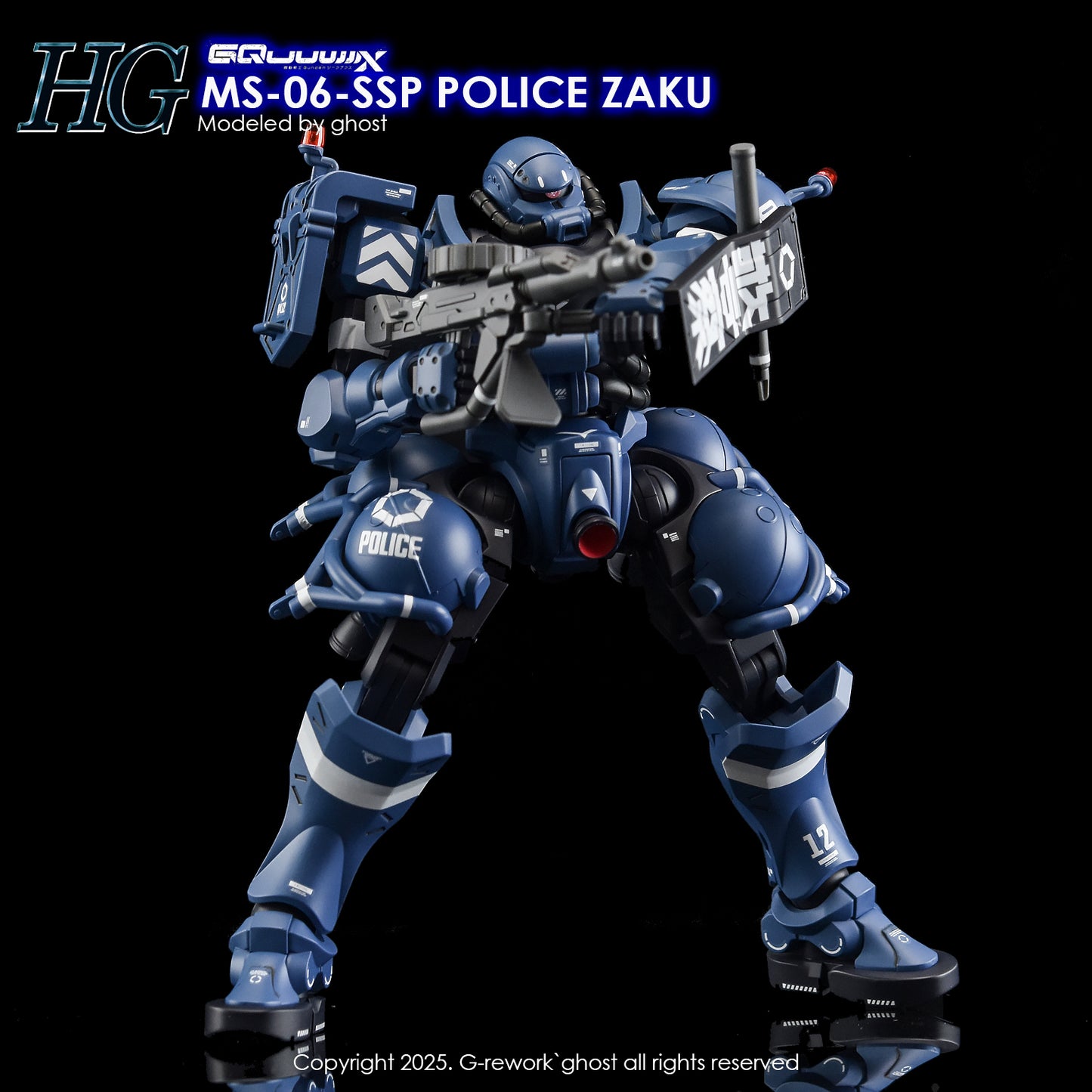 G-Rework Decals - HG Police Zaku GQ [CD-GQ02]
