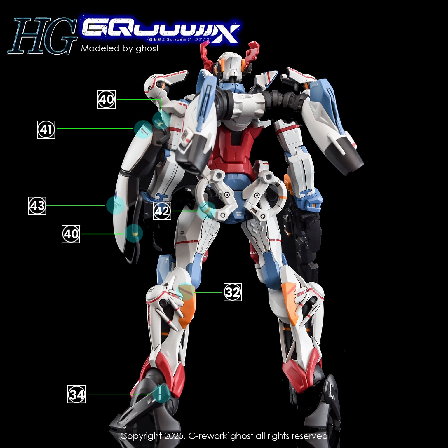 G-Rework Decals - HG GQuuuuuuX [CD-H-GQ01]