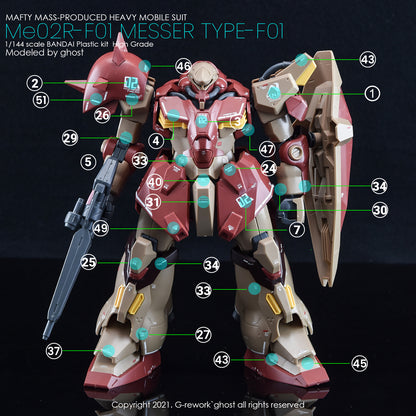 G-Rework Decals - HG Messer [CD-H233]