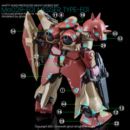 G-Rework Decals - HG Messer [CD-H233]