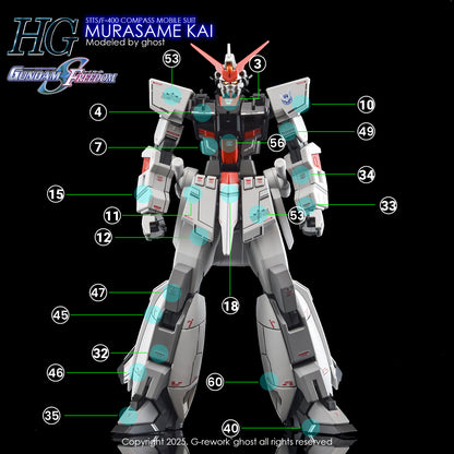 G-Rework Decals - HG Murasame Kai [CD-H256]