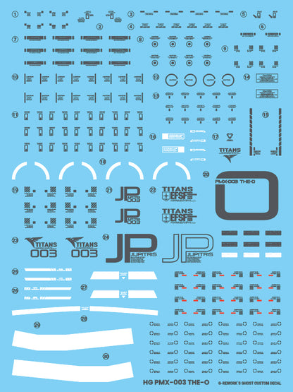 G-Rework Decals - HG PMX-003 The-O [CD-H36]