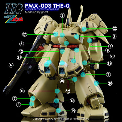 G-Rework Decals - HG PMX-003 The-O [CD-H36]