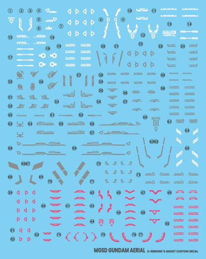 G-Rework Decals - MGSD Aerial [CD-MS04]