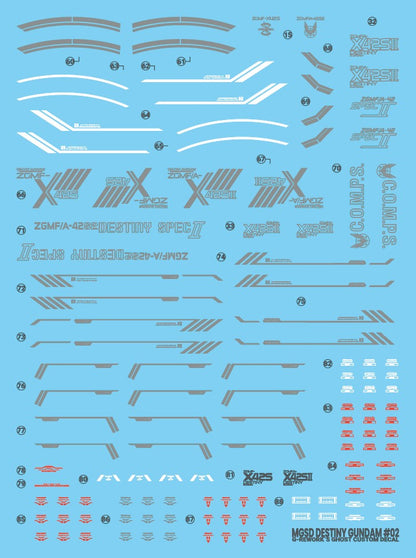 G-Rework Decals - MGSD Destiny Gundam [CD-MS05]
