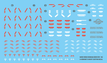 G-Rework Decals - MGSD Wing Zero [CD-MS03]