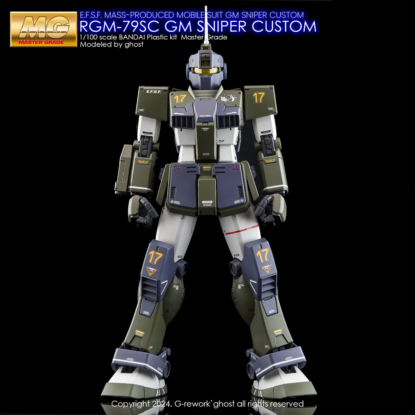 G-Rework Decals - MG RGM-79SC GM Sniper Custom [CD-M199]