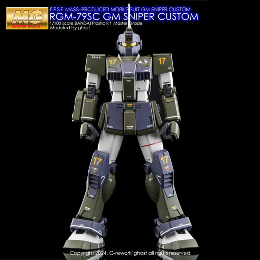 G-Rework Decals - MG RGM-79SC GM Sniper Custom [CD-M199]