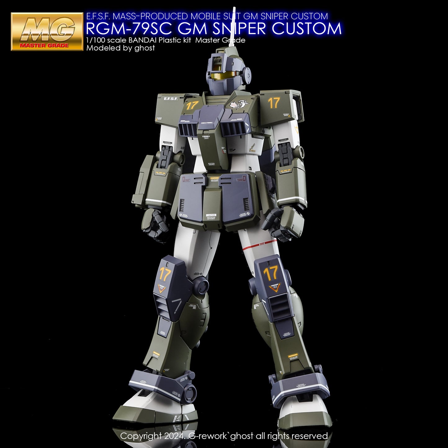 G-Rework Decals - MG RGM-79SC GM Sniper Custom [CD-M199]