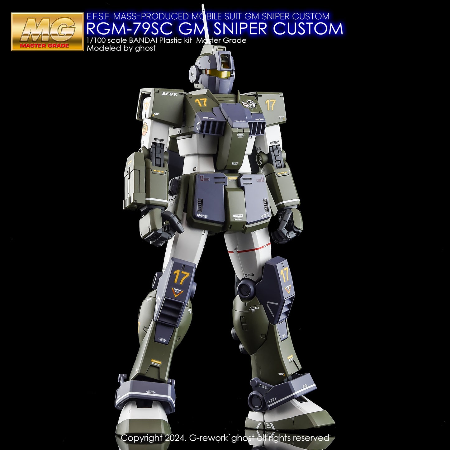 G-Rework Decals - MG RGM-79SC GM Sniper Custom [CD-M199]