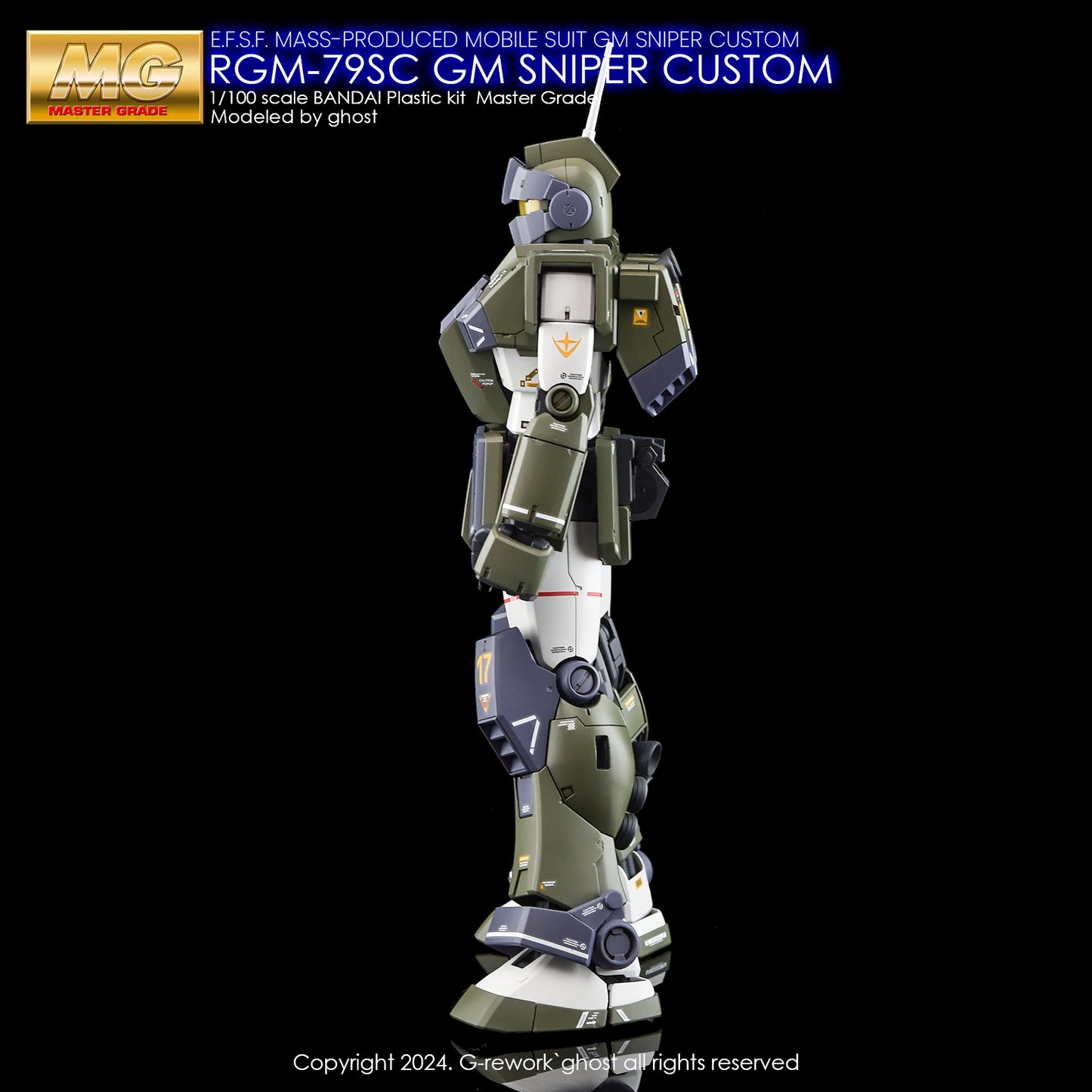 G-Rework Decals - MG RGM-79SC GM Sniper Custom [CD-M199]