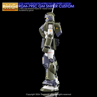 G-Rework Decals - MG RGM-79SC GM Sniper Custom [CD-M199]