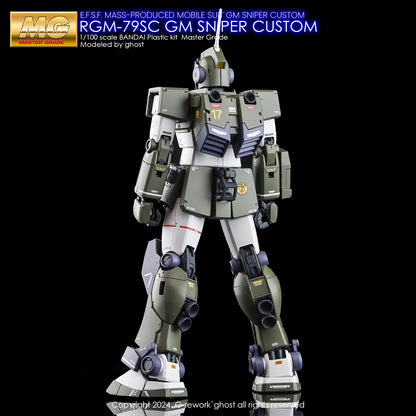 G-Rework Decals - MG RGM-79SC GM Sniper Custom [CD-M199]
