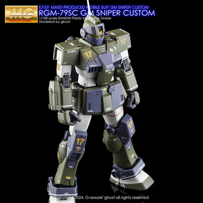 G-Rework Decals - MG RGM-79SC GM Sniper Custom [CD-M199]