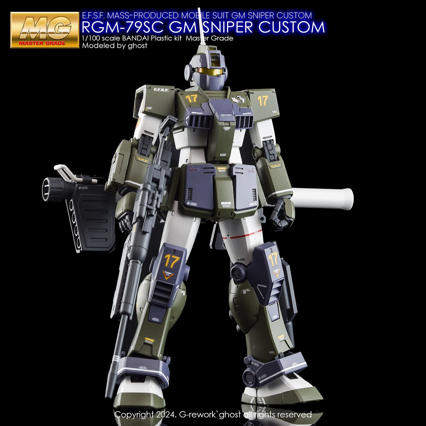 G-Rework Decals - MG RGM-79SC GM Sniper Custom [CD-M199]