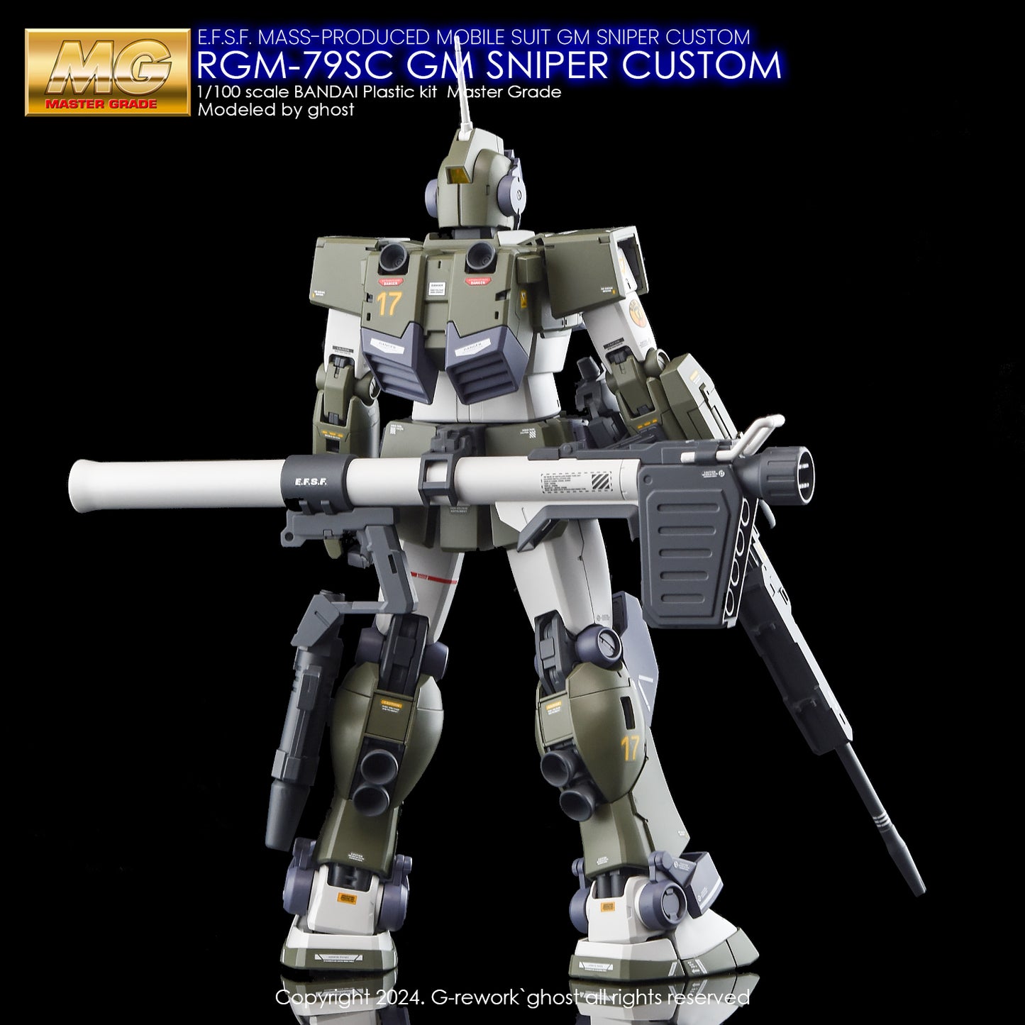 G-Rework Decals - MG RGM-79SC GM Sniper Custom [CD-M199]