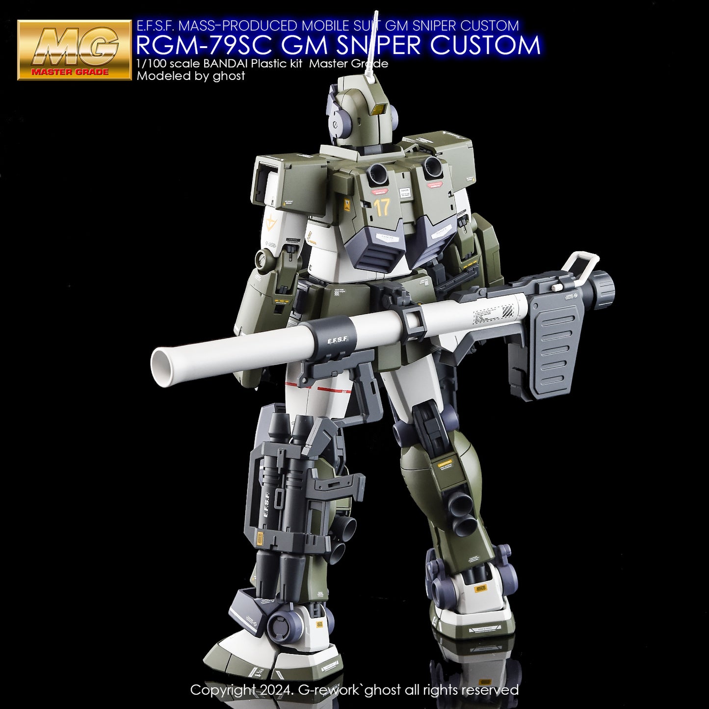 G-Rework Decals - MG RGM-79SC GM Sniper Custom [CD-M199]