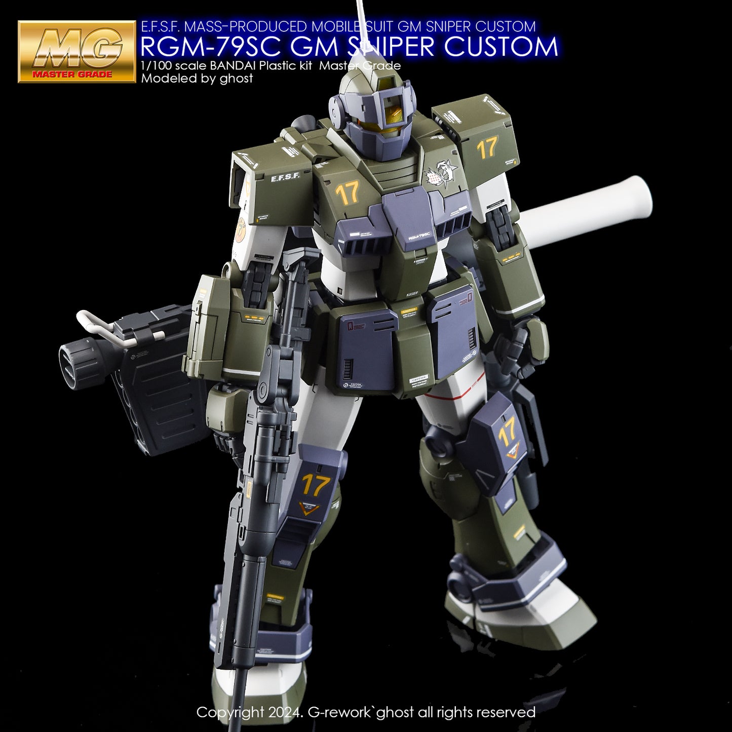 G-Rework Decals - MG RGM-79SC GM Sniper Custom [CD-M199]