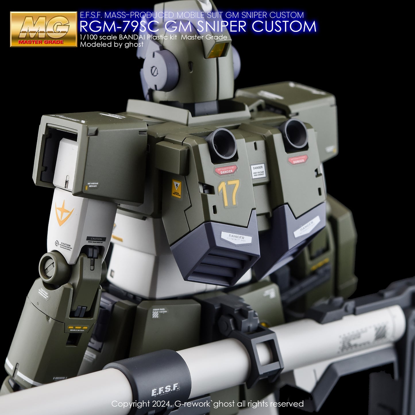 G-Rework Decals - MG RGM-79SC GM Sniper Custom [CD-M199]