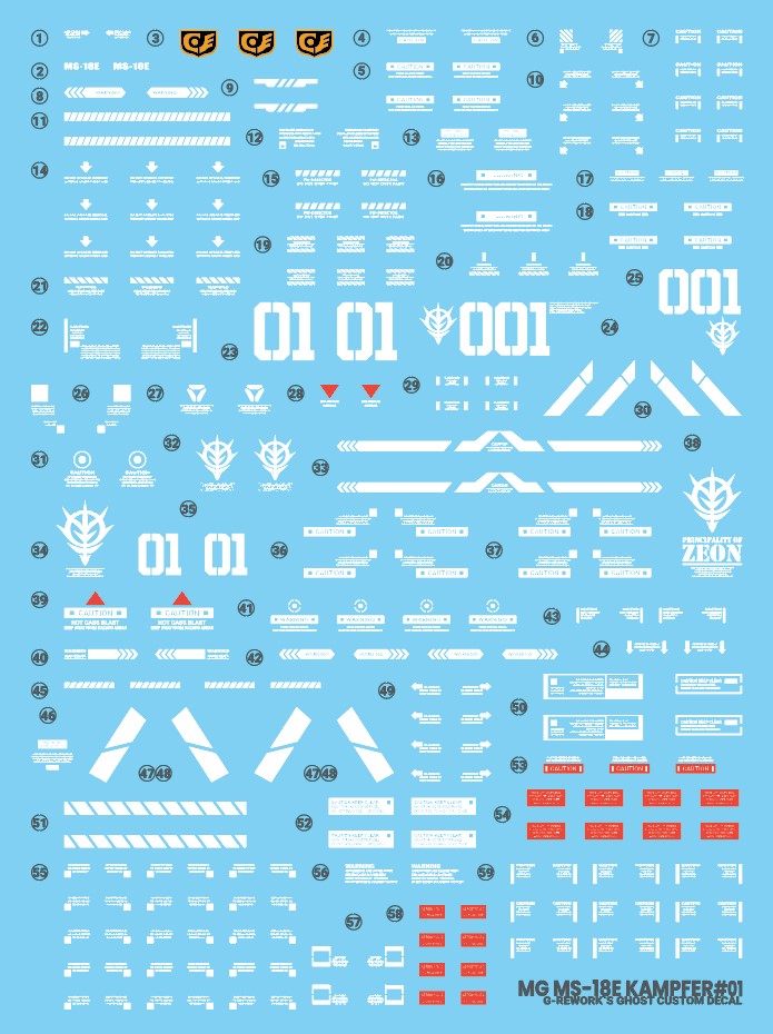 G-Rework Decals - MG Kampfer [CD-M35]