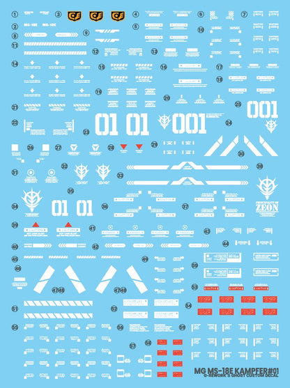 G-Rework Decals - MG Kampfer [CD-M35]