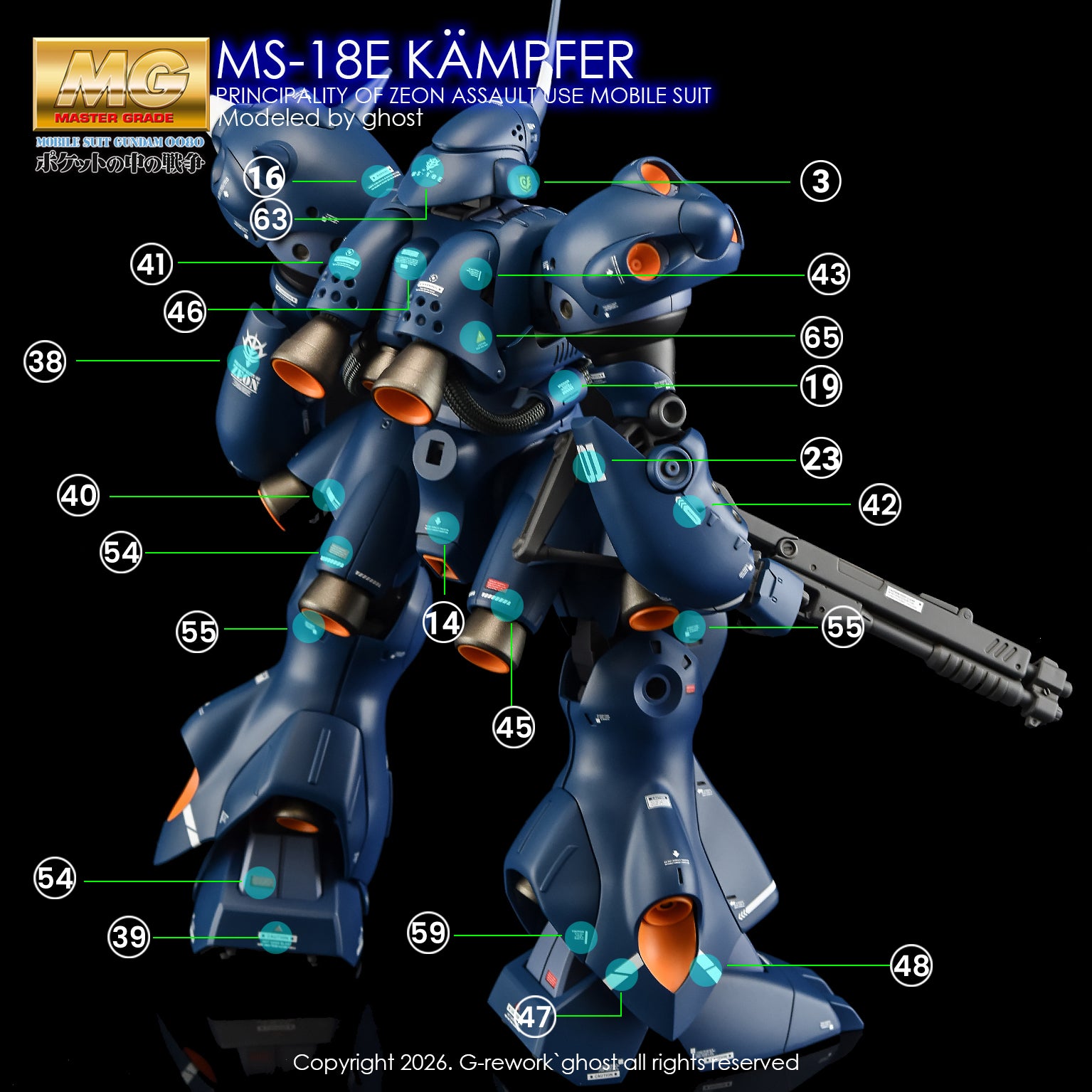 G-Rework Decals - MG Kampfer [CD-M35]