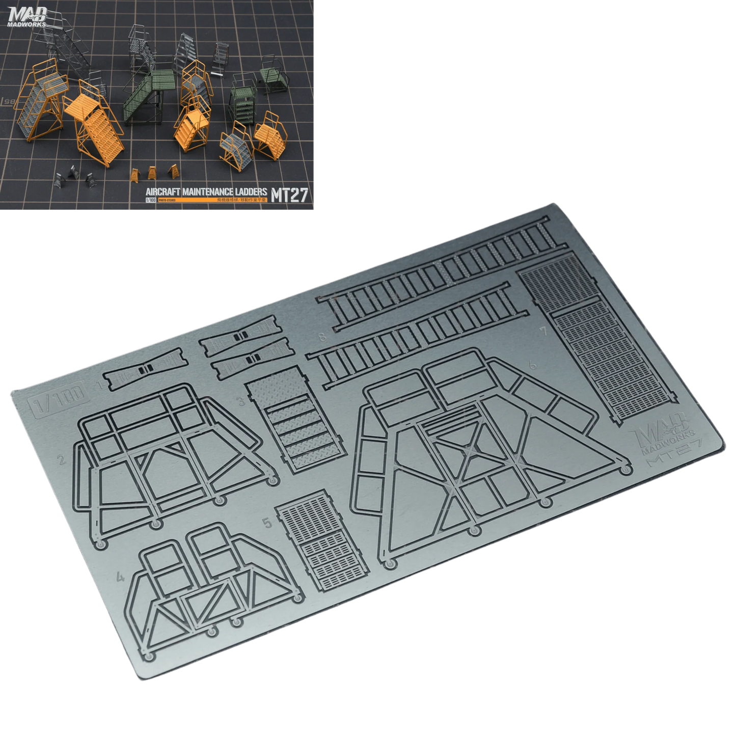 Madworks 1/100 Maintenance Ladder 2 MT-27