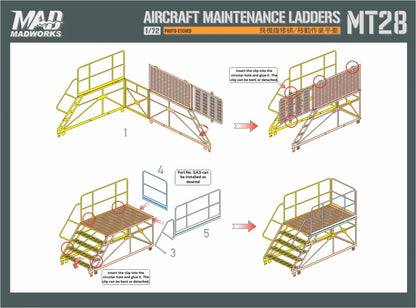 Madworks 1/72 Maintenance Ladder 3 MT-28
