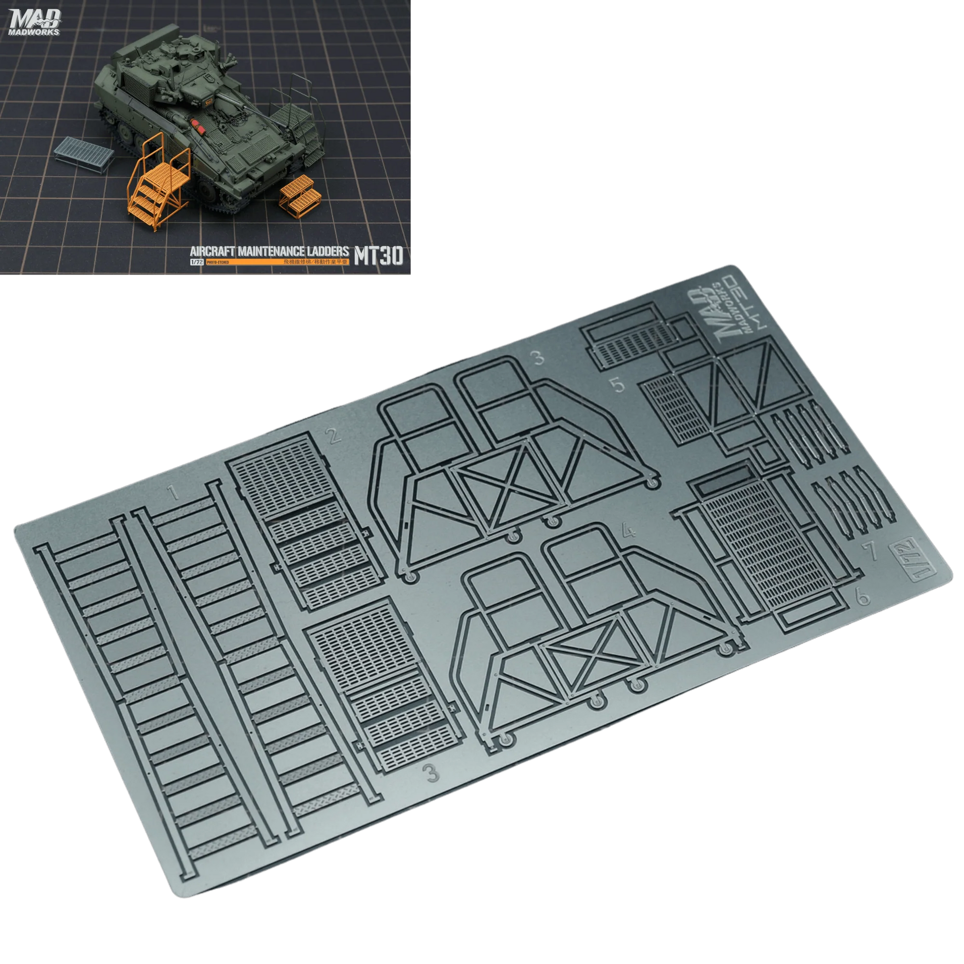 Madworks 1/72 Maintenance Ladder 5 MT-30