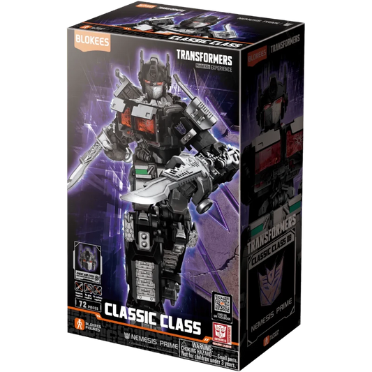 Blokees Transformers Classic Class Rise of the Beasts Nemesis Prime Packaging