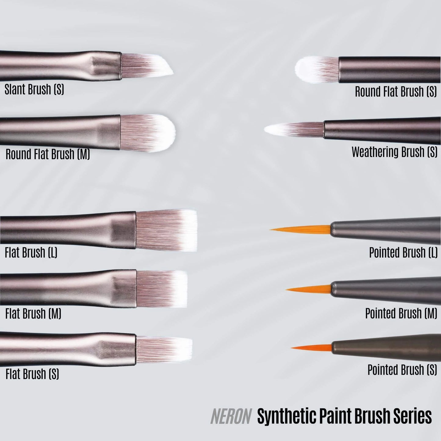 Madworks Neron Synthetic Paint Brush Series