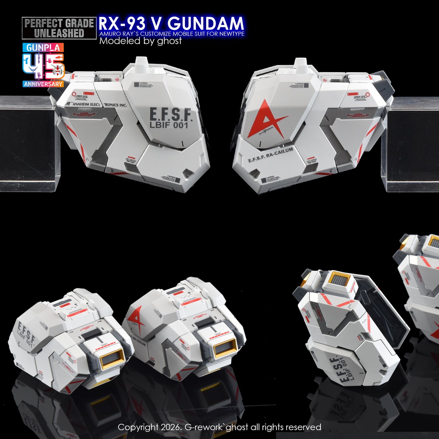 G-Rework Decals - PG Unleashed Nu Gundam [CD-P20]