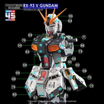G-Rework Decals - PG Unleashed Nu Gundam [CD-P20]