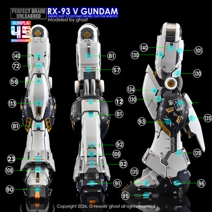 G-Rework Decals - PG Unleashed Nu Gundam [CD-P20]