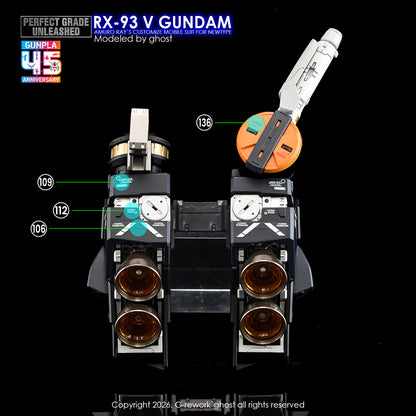 G-Rework Decals - PG Unleashed Nu Gundam [CD-P20]
