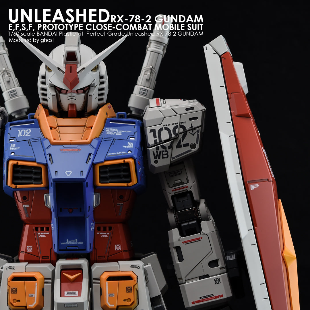 G-Rework Decals - PG Unleashed RX-78-2 Gundam [CD-P19]