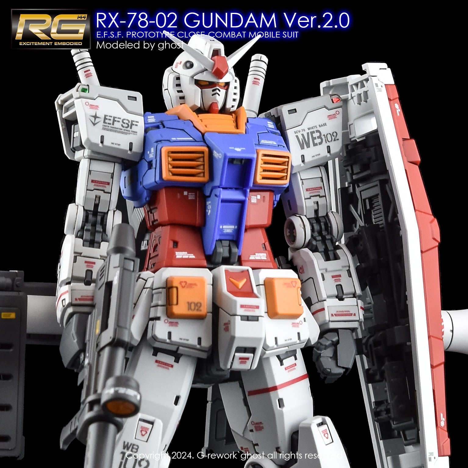 G-Rework Decals - RG RX-78-2 Ver 2.0 [CD-RG40]