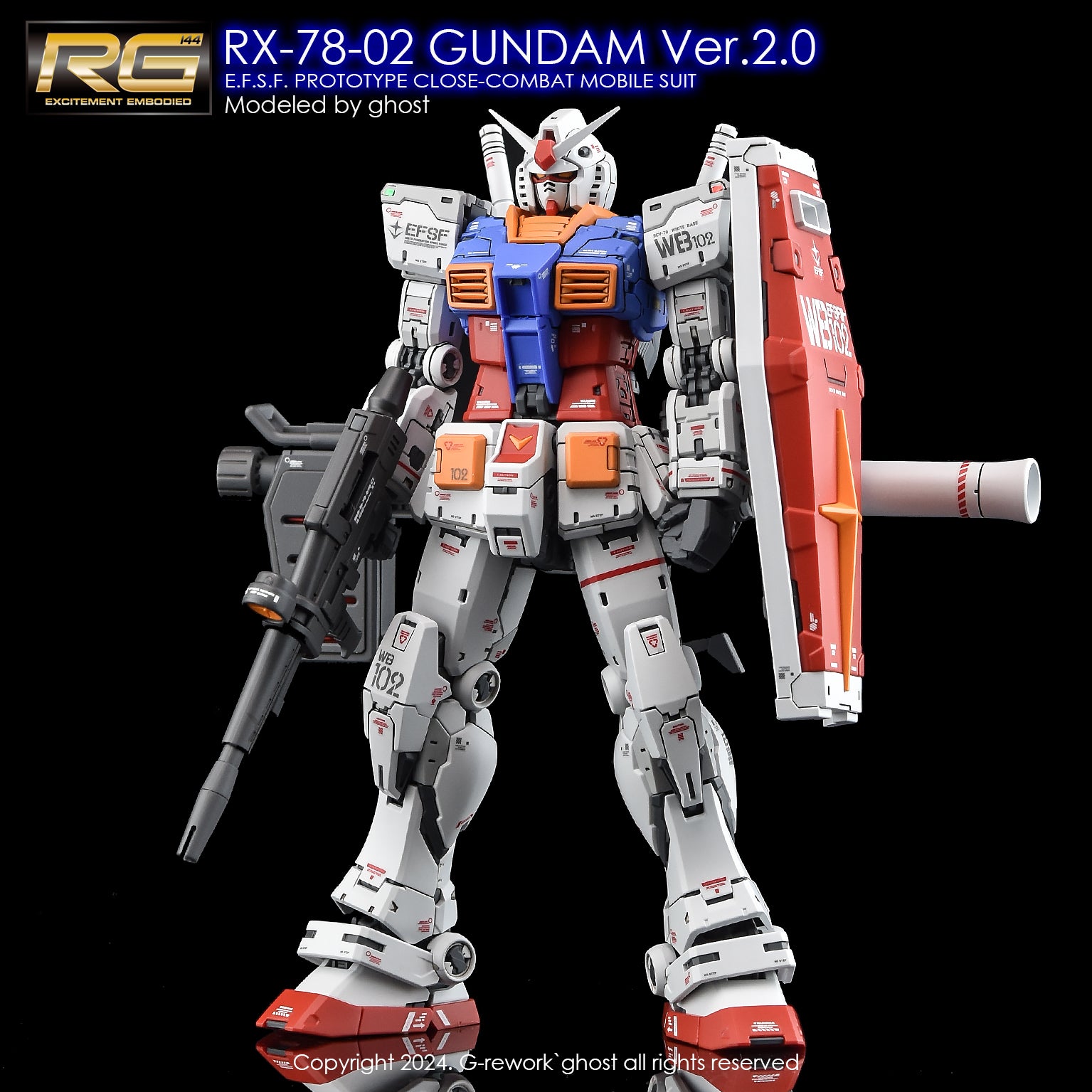 G-Rework Decals - RG RX-78-2 Ver 2.0 [CD-RG40]