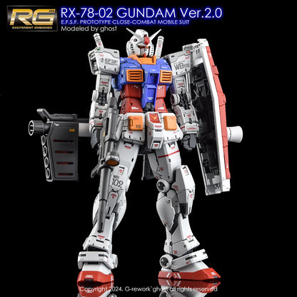 G-Rework Decals - RG RX-78-2 Ver 2.0 [CD-RG40]