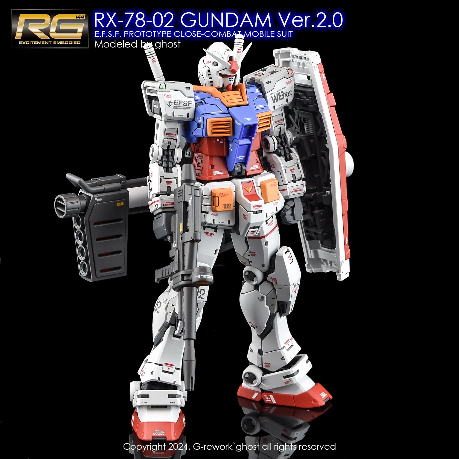 G-Rework Decals - RG RX-78-2 Ver 2.0 [CD-RG40]