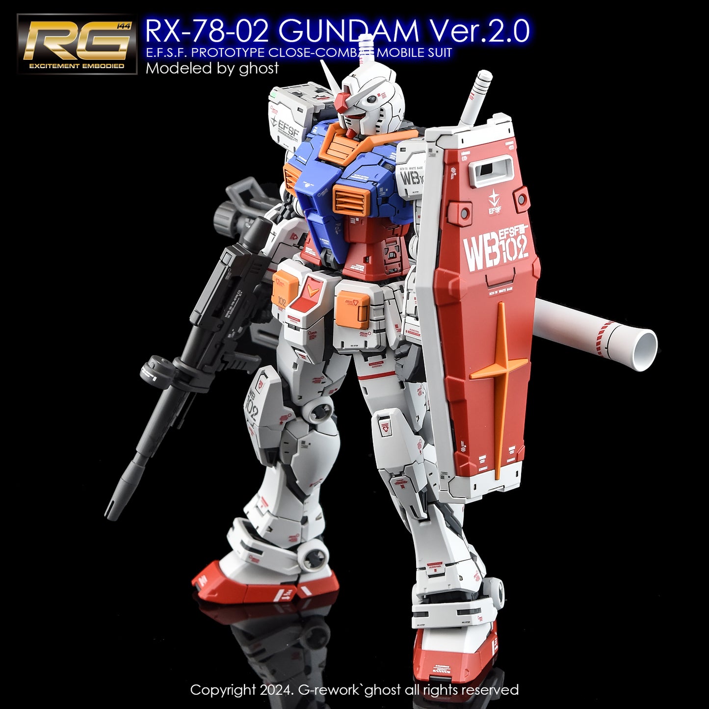 G-Rework Decals - RG RX-78-2 Ver 2.0 [CD-RG40]