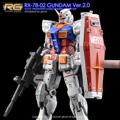 G-Rework Decals - RG RX-78-2 Ver 2.0 [CD-RG40]