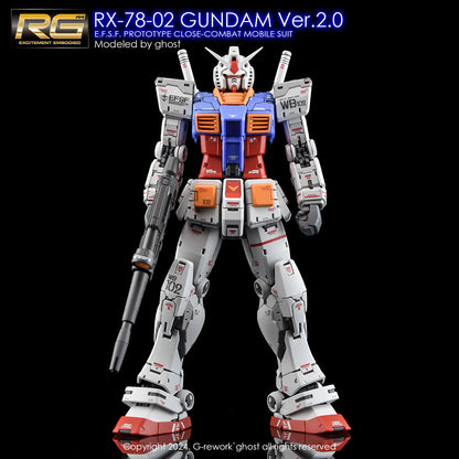 G-Rework Decals - RG RX-78-2 Ver 2.0 [CD-RG40]